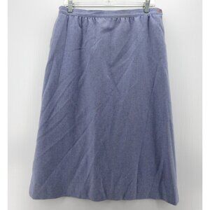 VINTAGE Pendleton Skirt 10 Virgin Wool Flannel A-Line 70s Midi USA *